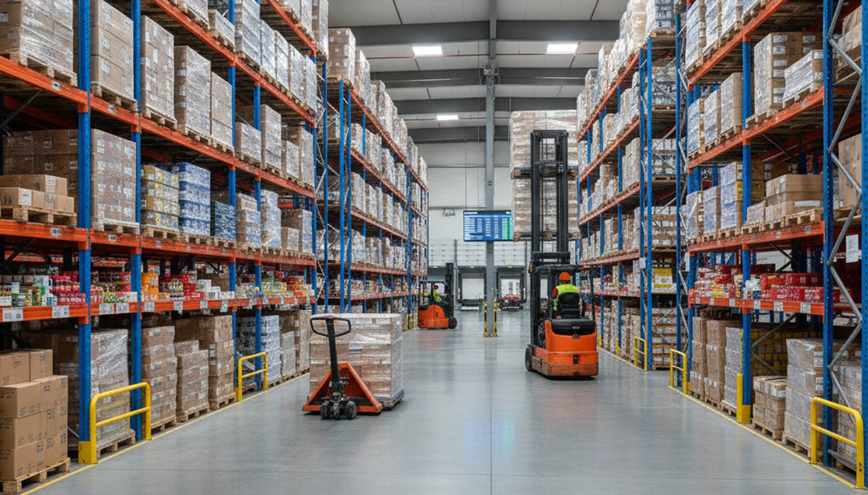 Depoda forklift çağrısı