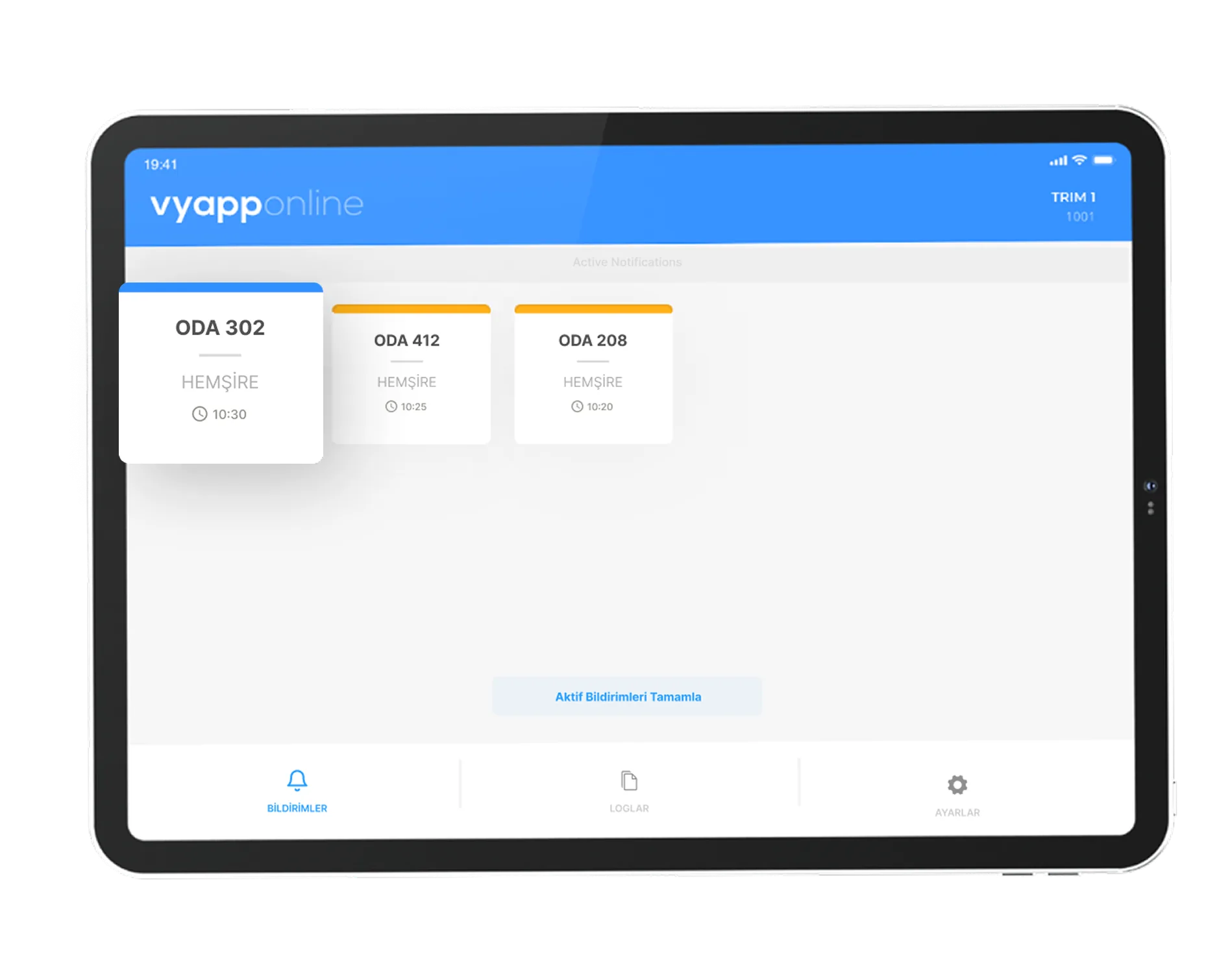 hemşire çağrı zili ile acil müdahale