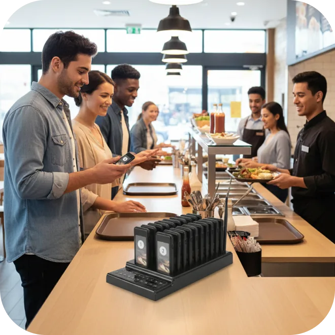 müşteri çağrı cihazı kullanımı