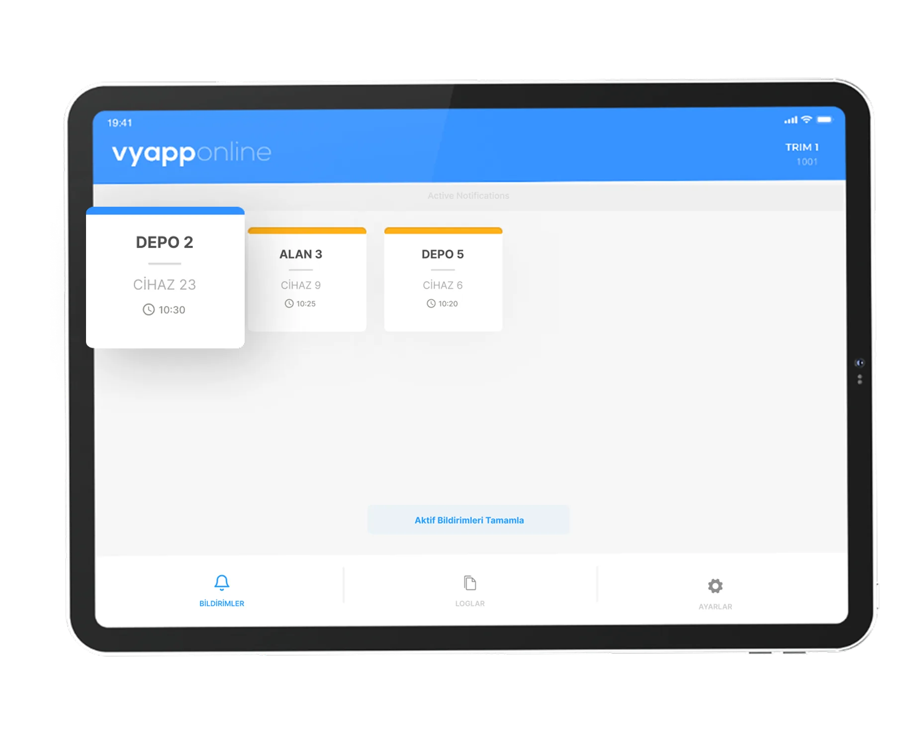 tır parkı çağrı sistemi kolay operasyon kontrolü