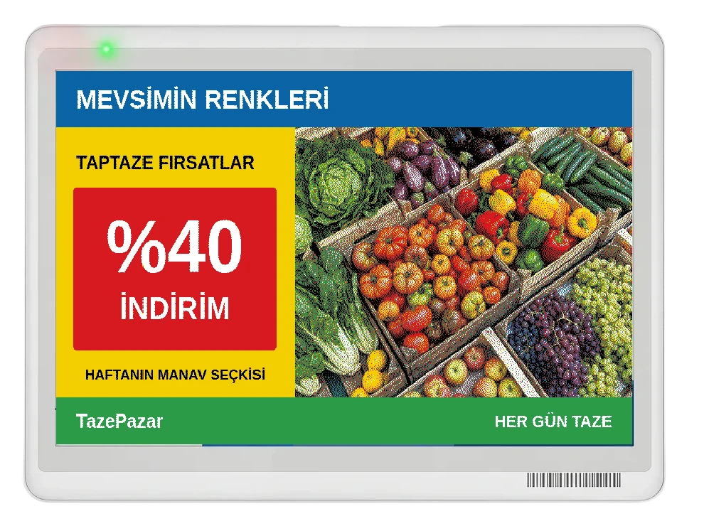 VyTag D73 bilgi ekranı