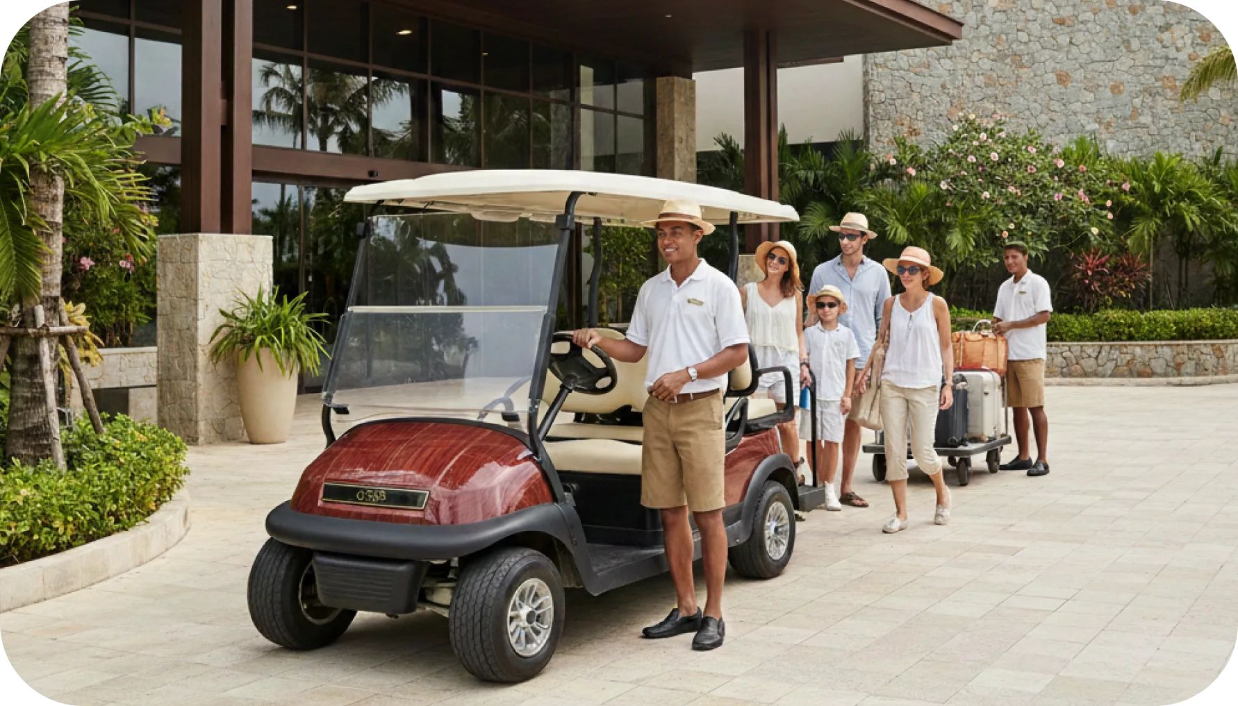 buggy calling system for resorts vycall