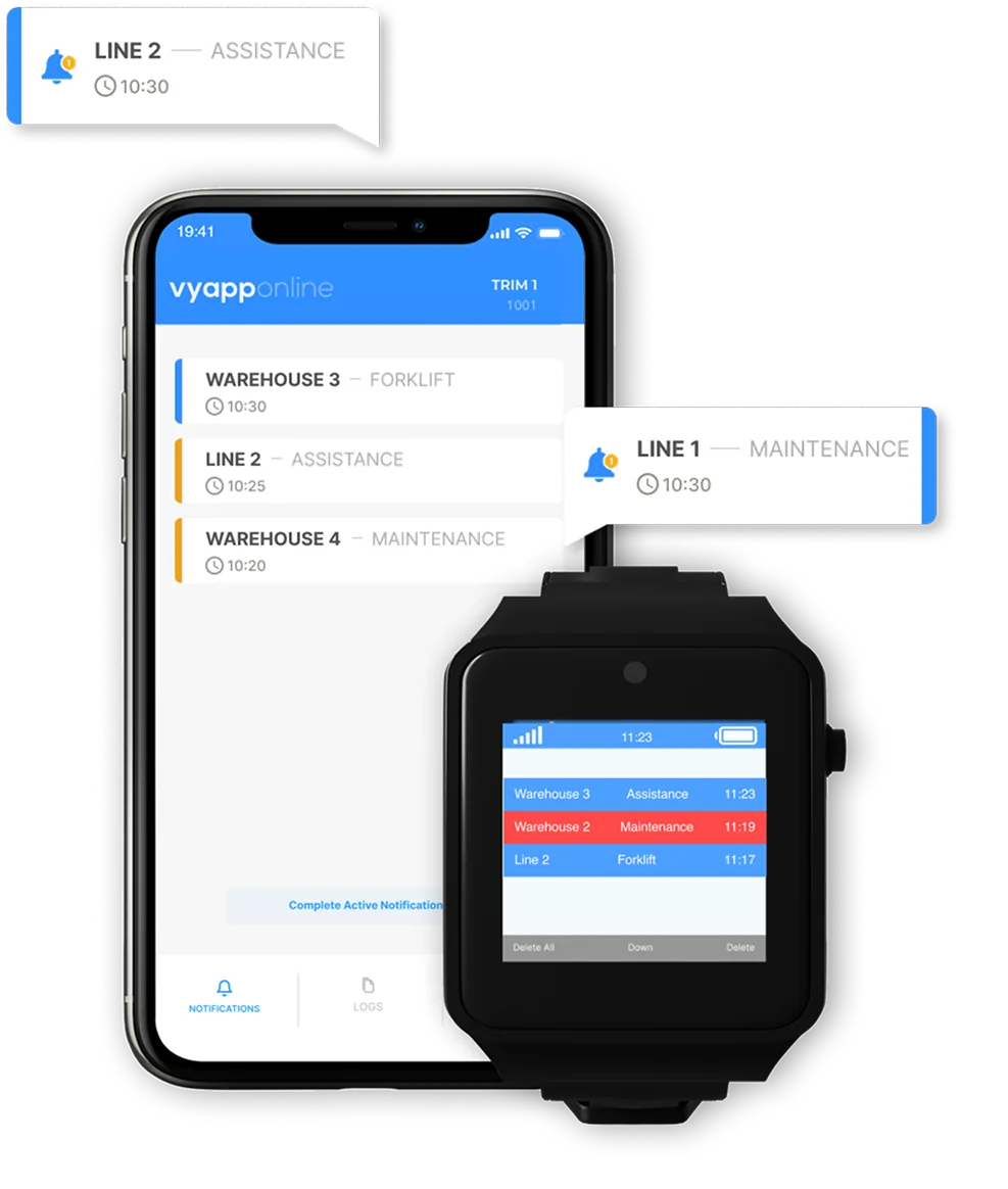 Factory call receiver device