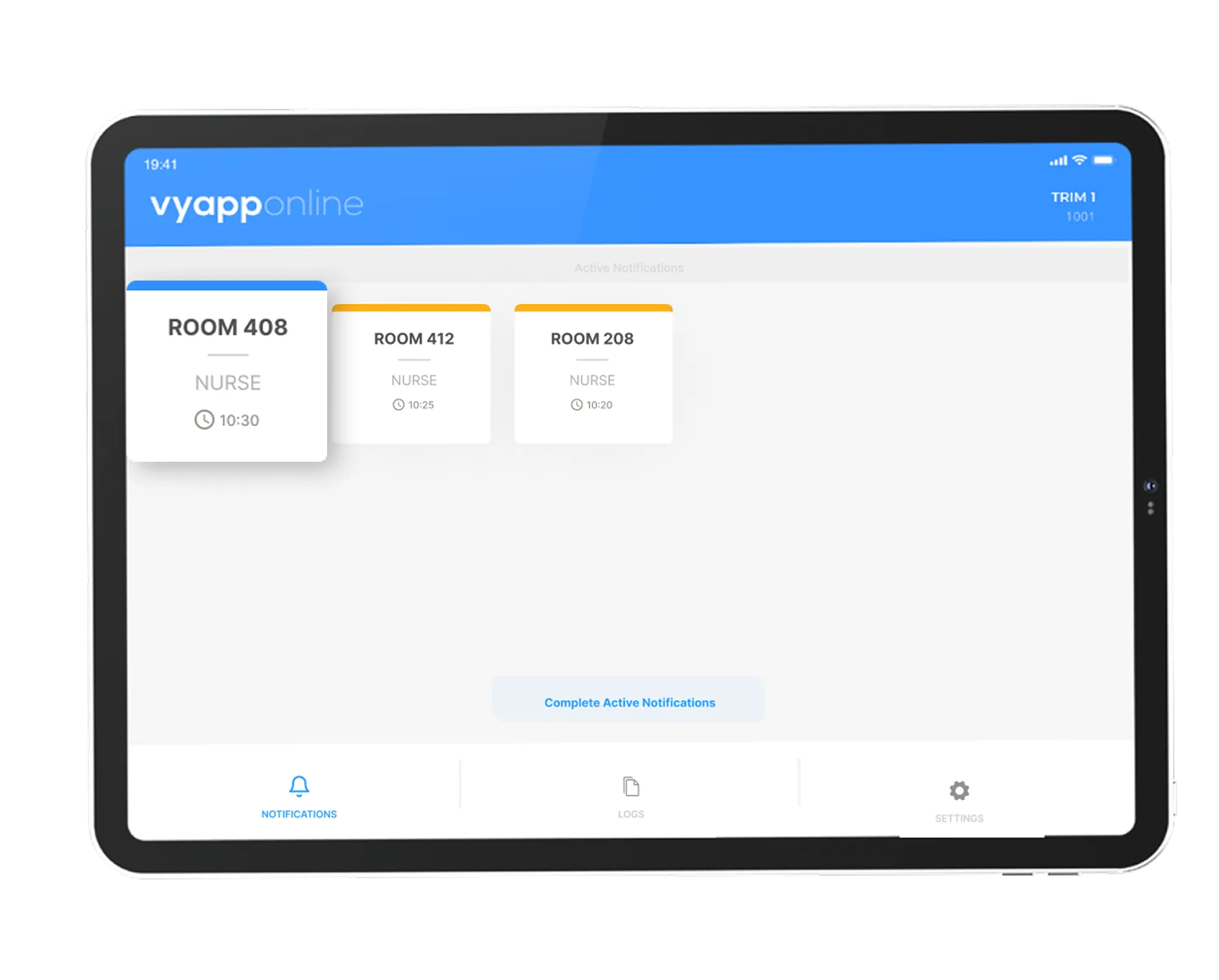 Emergency response with nurse call bell