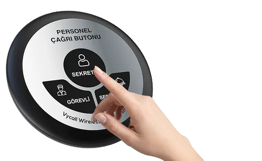 Corporate staff call button