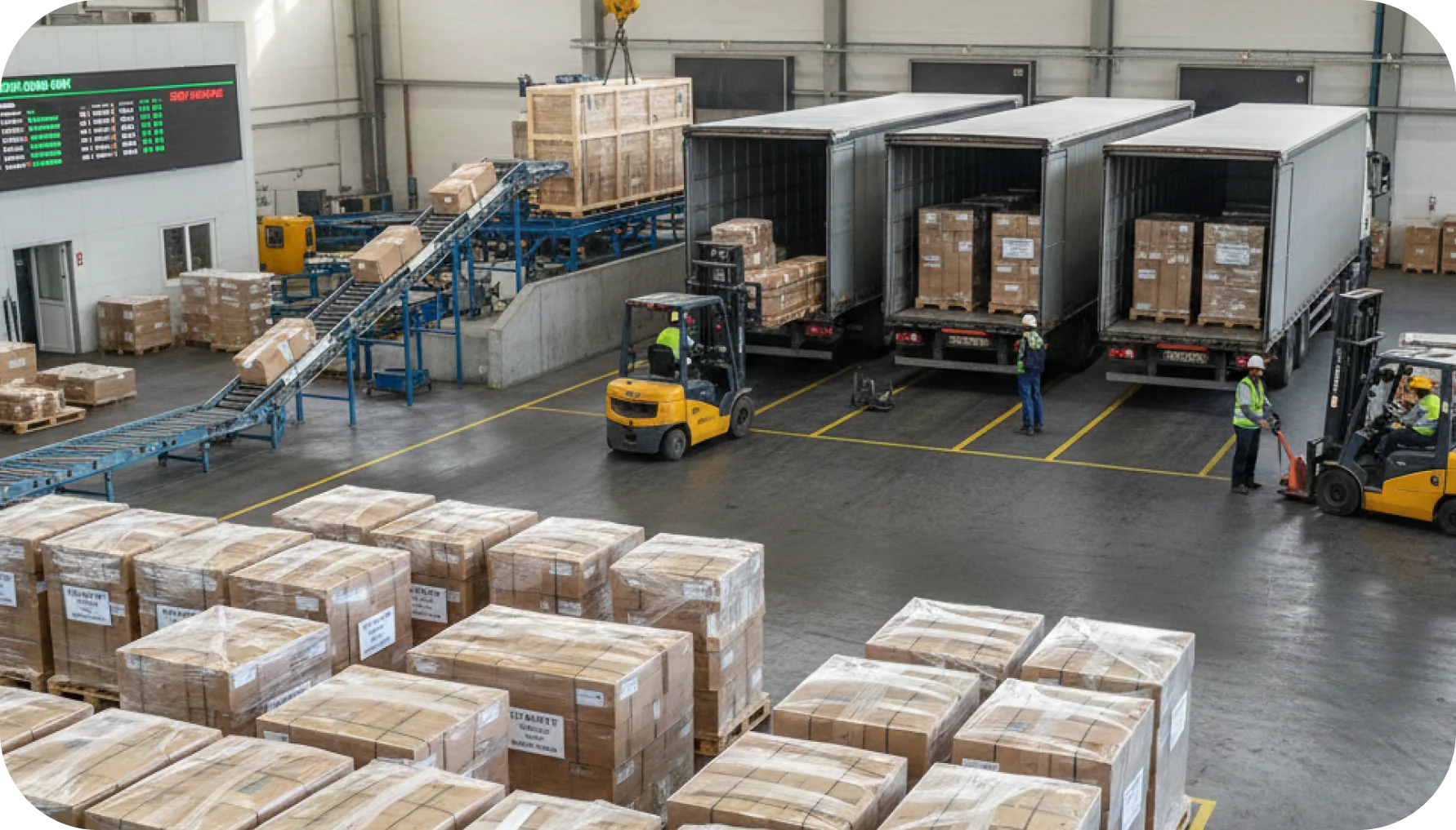 Vycall warehouse shipping coordination system