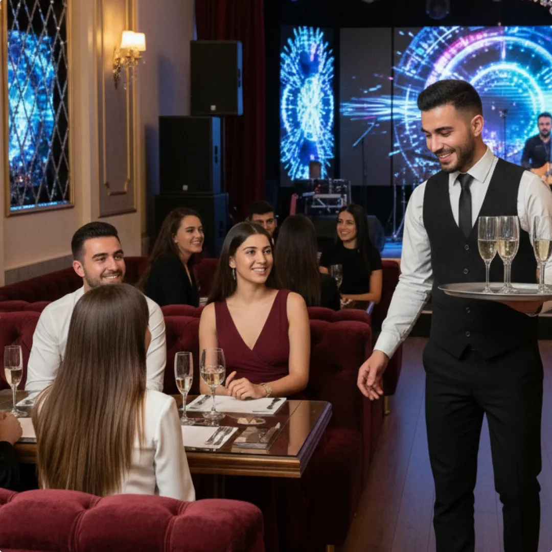 Eğlence İşletmeleri için Garson Çağrı Sistemi