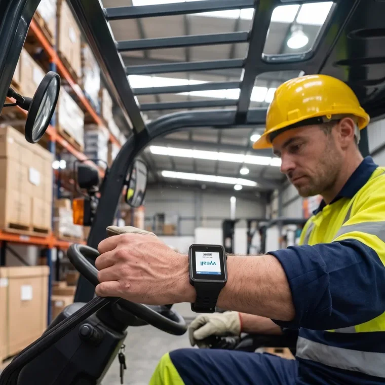 Forklift alıcı cihaz