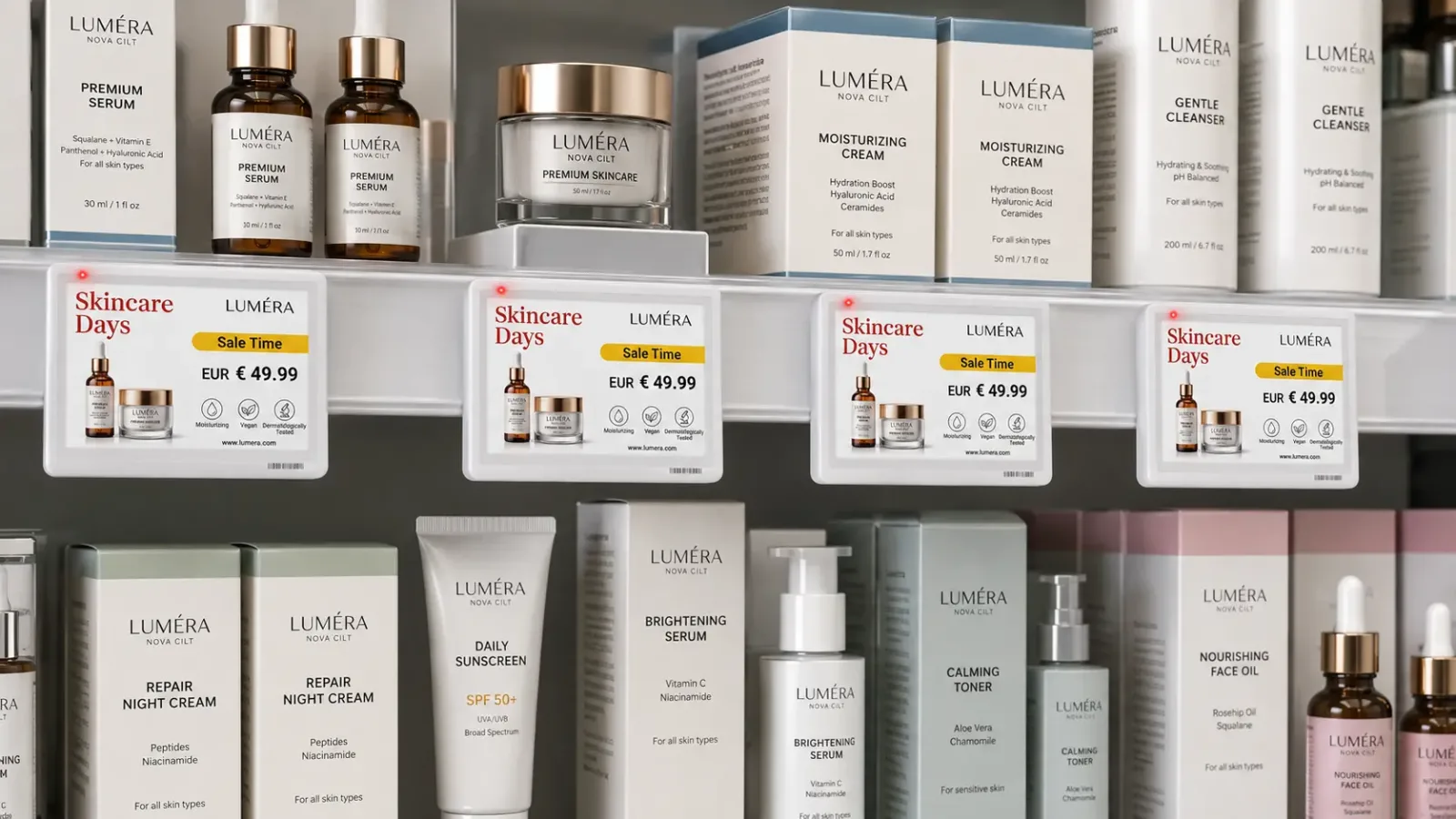electronic shelf label systems for pharmacy