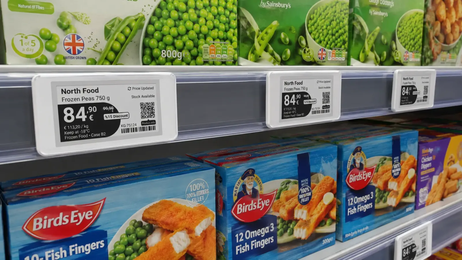 electronic shelf label systems for market chain