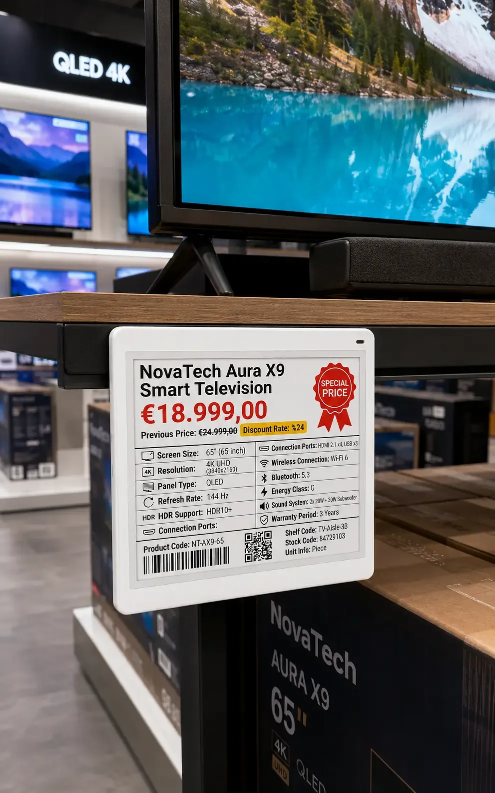 why choose vycall for electronic shelf labels