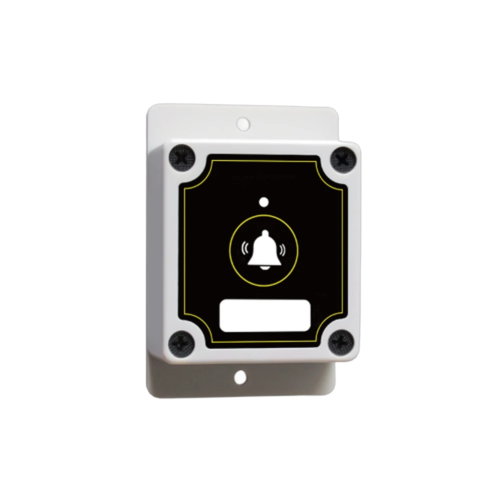 The Vycall A100 outdoor call button, front view