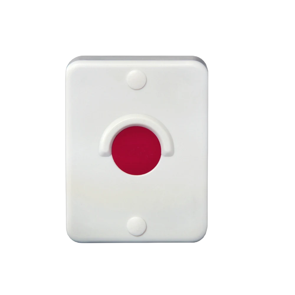 The Vycall D100 industrial call button, front view