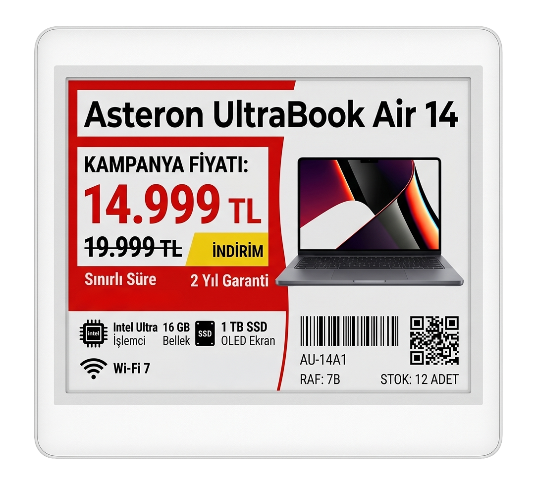 VyTag elektronik raf etiketi aksesuarları