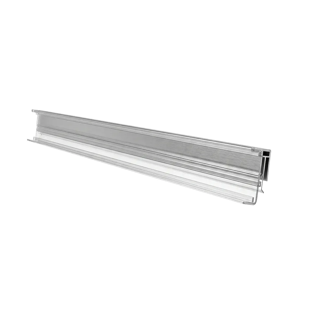 VyTag kılavuz ray, 1 metre şeffaf PVC