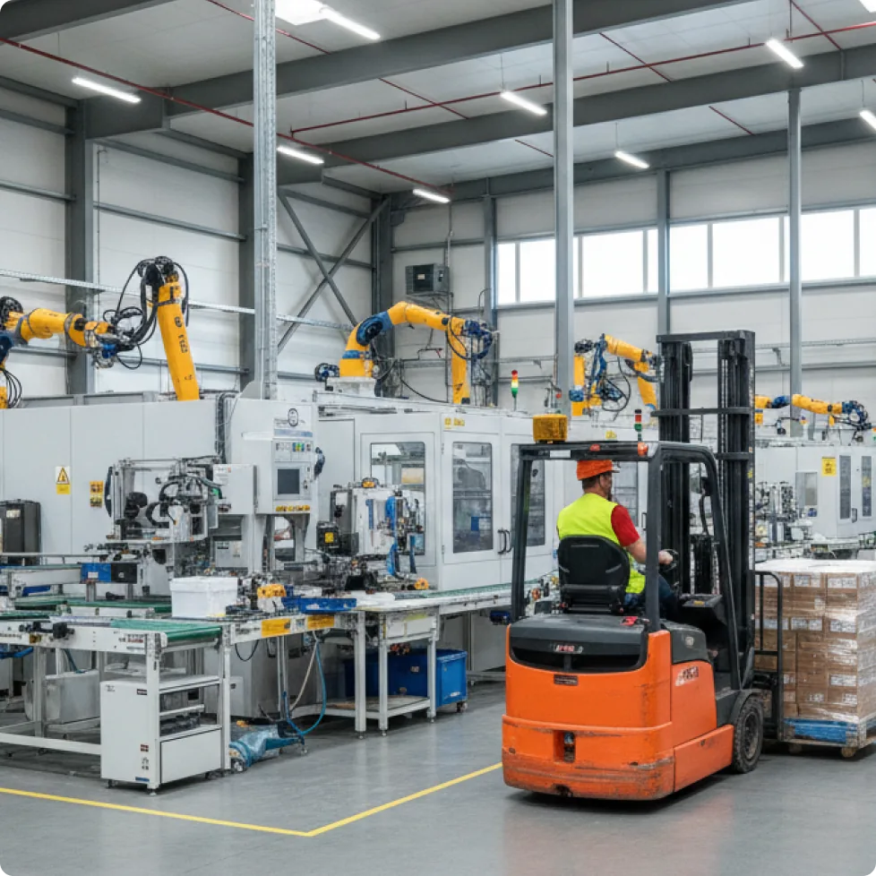 Üretim Tesisleri için Forklift Çağrı Sistemi