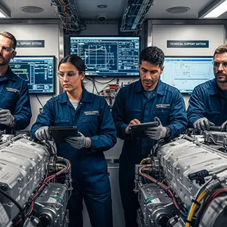 Teknik Destek Noktaları için Yat Mürettebat Çağrı Sistemi